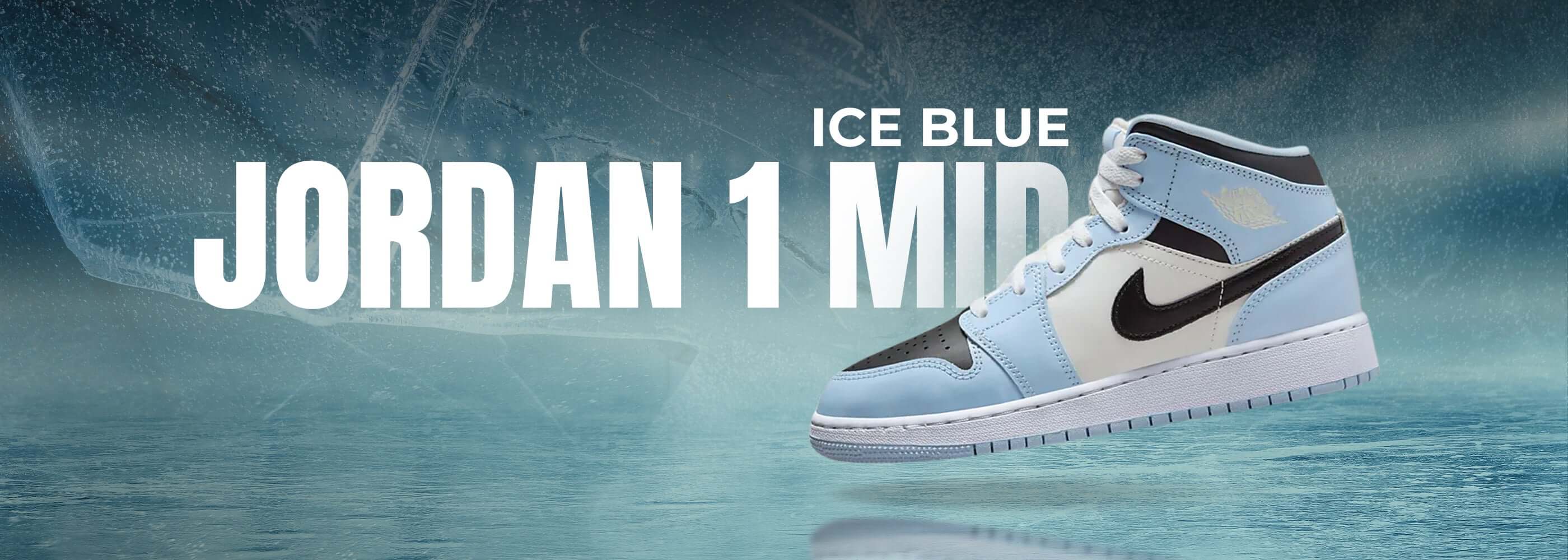 Jordan 1 Mid Ice Blue (GS)